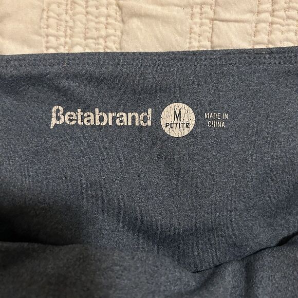 Betabrand Dress Pant Yoga Pants Light Heather Blue Boot Cut Athleisure Petite - Picture 6 of 7